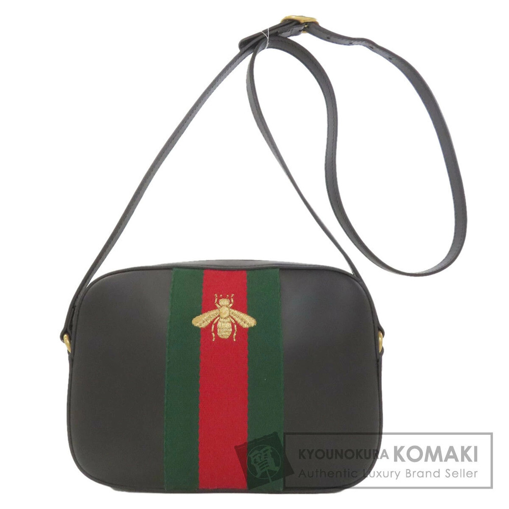 Gucci Webbing Shoulder Bag Canvas